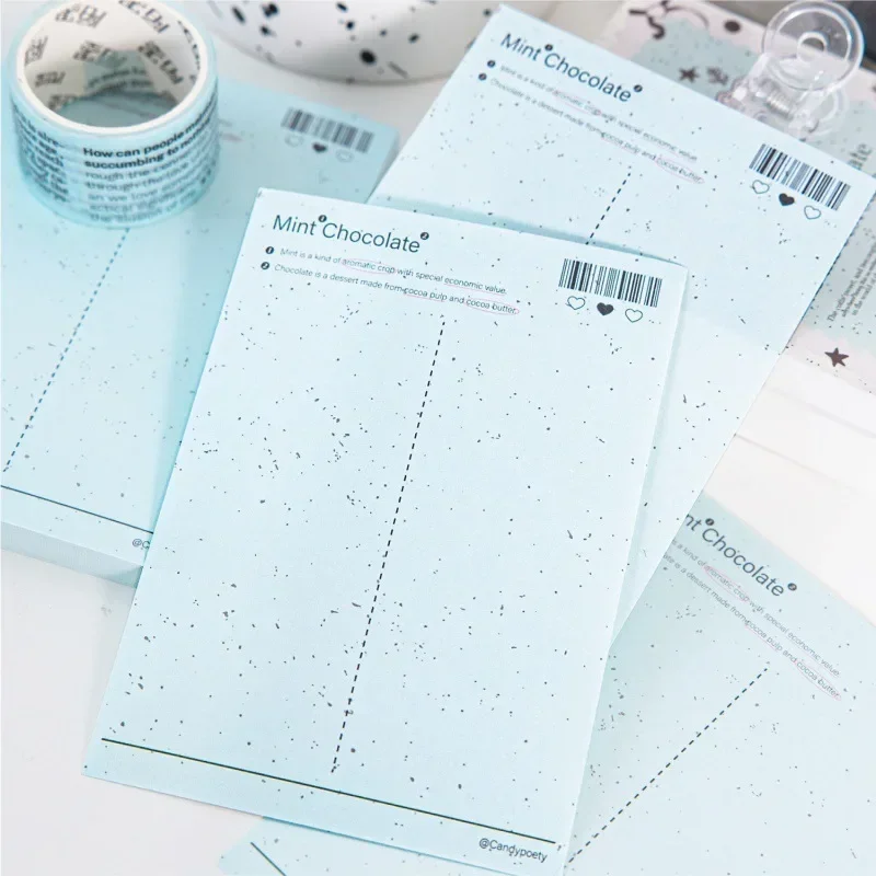 80 แผ่น Ins Kawaii เกาหลี Memo Note Pads คู่มือกระดาษข้อความสมุดบันทึก DIY ฐานวัสดุ Notepad เครื่องเขียนโรงเรียน