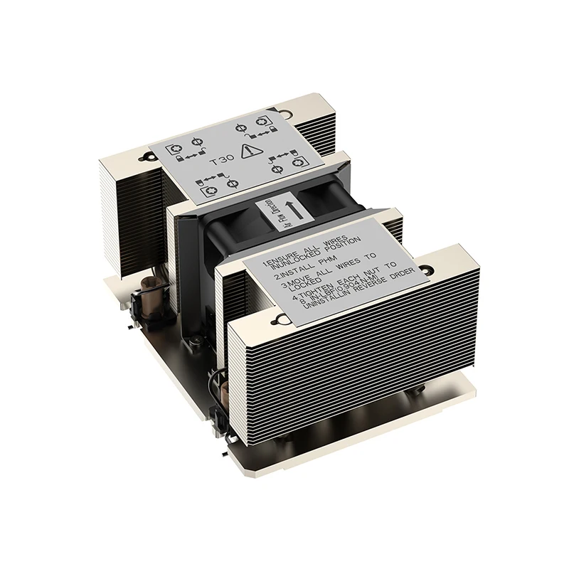 

В наличии Leopard LGA7529 Радиатор процессора промышленного компьютера с 6 тепловыми трубками и аксессуарами для серверных вентиляторов 2U