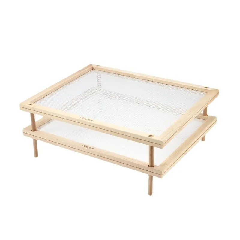 Rectangular Wooden Herb Pasta Drying Rack Household Kitchen Air Dry Storage Tool For Spice Noodle Air Drying Use