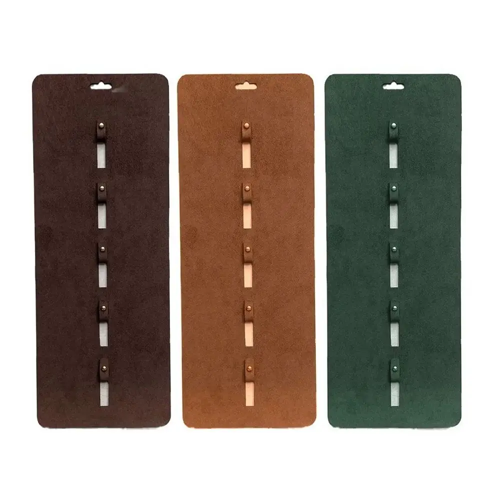 

PU Leather Eyeglass Storage Hanging Bag 5-layer Wall Mounted Sunglasses Eyewear Organizer Eyeglasses Stand Holder