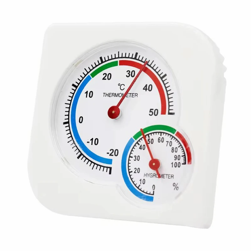 Mechanical 2 in 1 Thermo-Hygrometer High Accuracy Hygrometer Thermometer for Window Indoor Outdoor Wall Greenhouse Garden Home