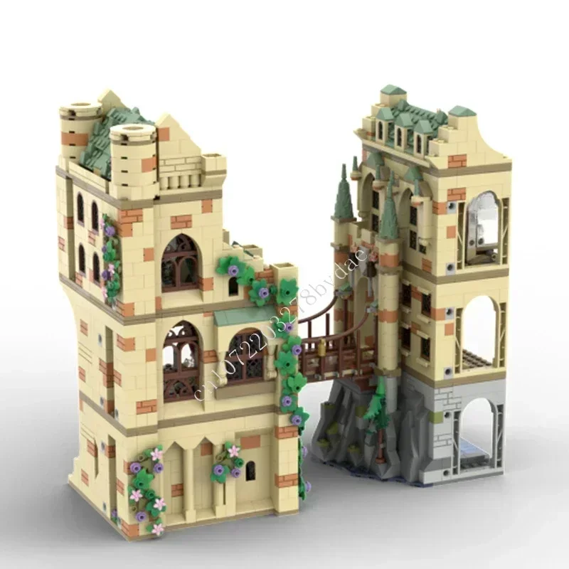 1376 قطعة جسر التعليق وحدات MOC الإبداعية بناء BlockStreet عرض مخصص لغز العمارة لتقوم بها بنفسك تجميع لعبة مجسمة هدية