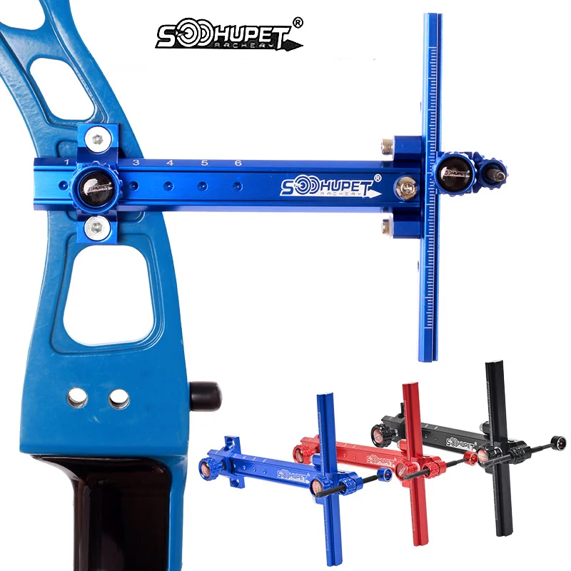 SOOHUPET Archery Bow Sight Aiming Recurve Bow Sight Adjustable Aluminum Alloy for Outdoor Shooting Hunting Accessories view 2