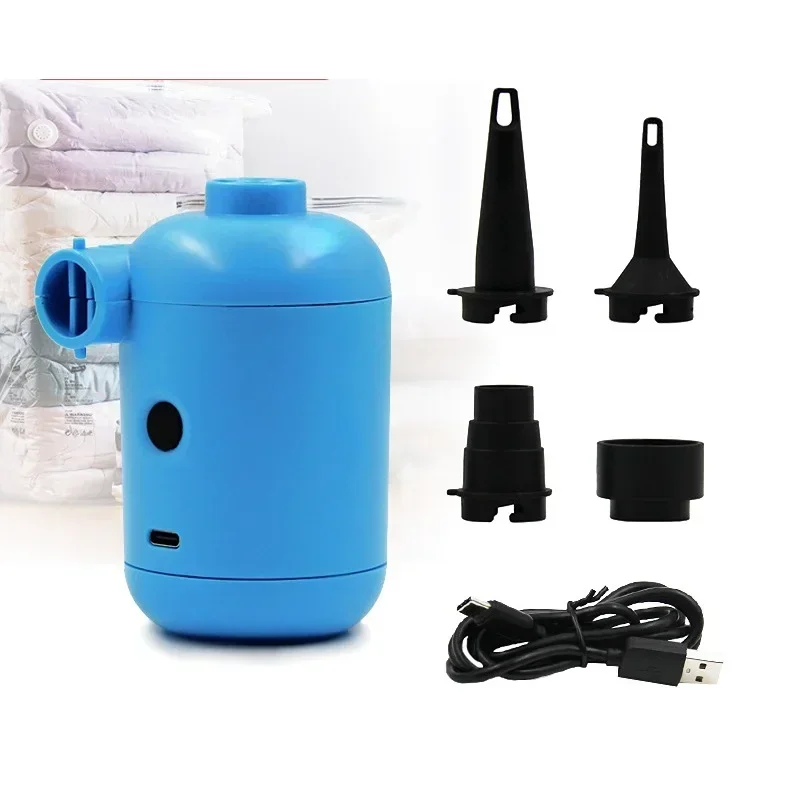 For Inflating Sleeping Pad Mattress Portable 1600mAh Mini Wireless Air Pump Ultralight Inflator Inflator USB Electric Air Pump