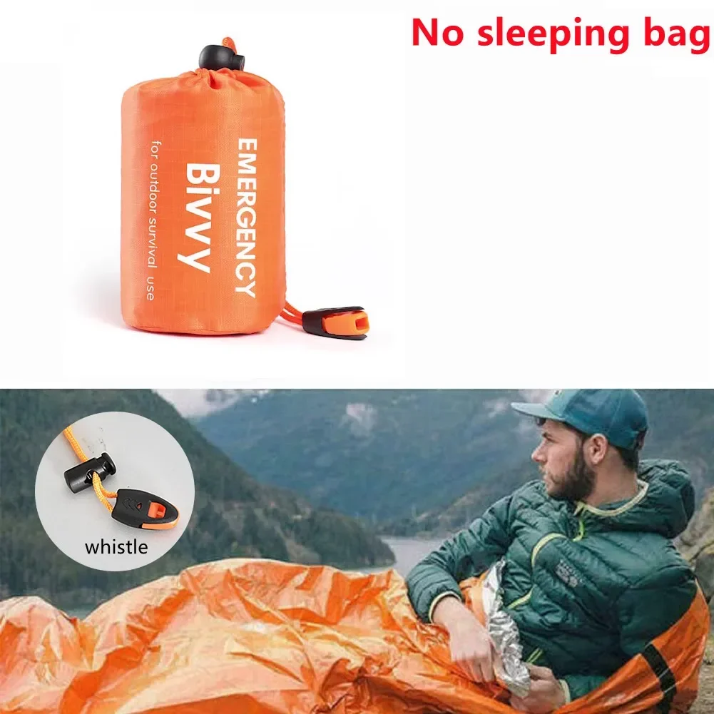 Outdoor Camping First Aid Aluminum Film Sleeping Bag Storage Bag  Thermal Waterproof Fabric Survival Tool Hiking Sack Equipment