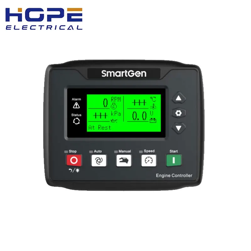 HEM4100 Auto Start Stop Electric Generator Engine Controller LCD Display RS485 MODBUS Protocol Three Remote Control Module Panel