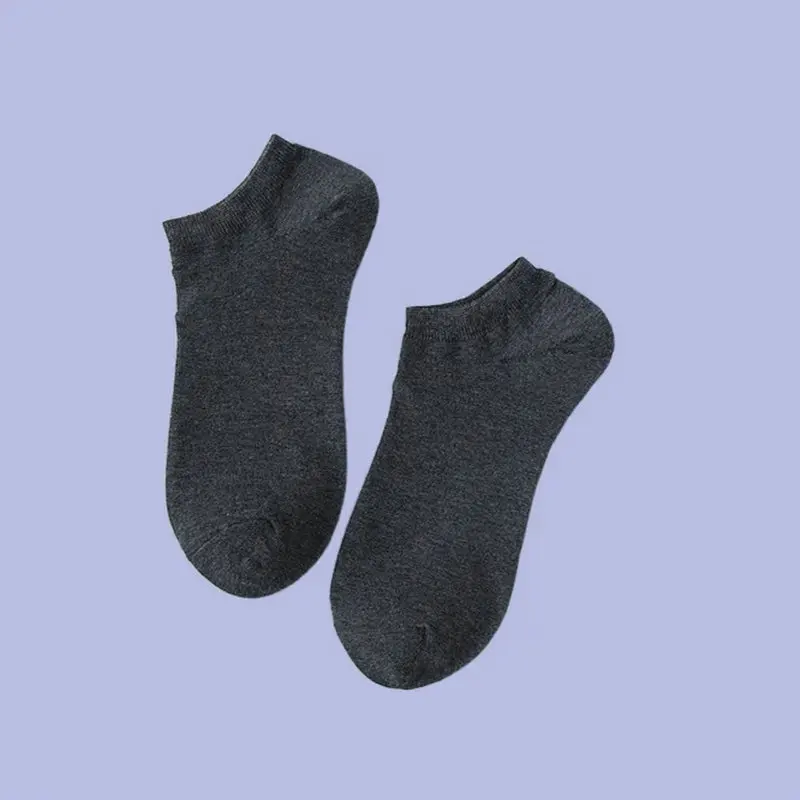 5/10 PairsCotton Socks Black Business Casual Short Socks Deodorant Sweat-Absorbent Spring and Summer 2024 New Men's Short  Socks