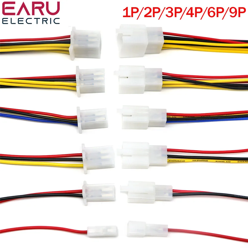 1 set  2.8mm Automotive Electrical Connector Kit (Male/Female) with 1, 2, 3 Pin Terminals for Car, Motorcycle, E-bike