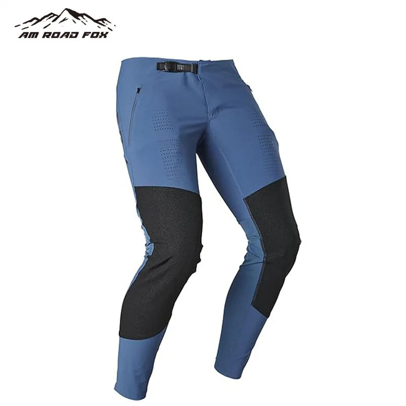 New AM ROAD FOX Motocross Downhill Pants Cool MTB Polyester MX DH ATV XC BMX Off-Road Dirt Bike Motorcycle Trousers