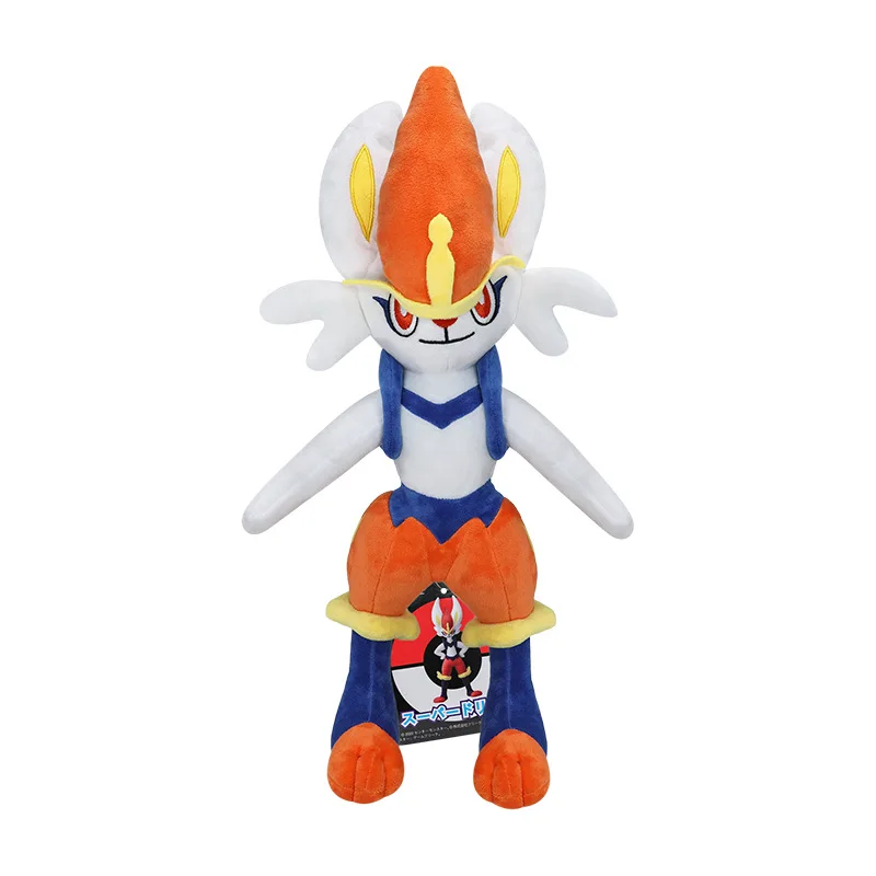 New Pokemon Anime Cartoon Figure 14CM Kawaii Scorbunny Collectible Bedroom Decoration Ornament Doll Toy Kids Girls Birthday Gift