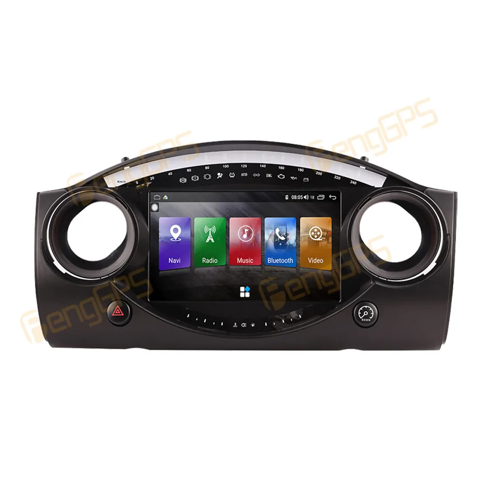 لسيارات BMW ميني كوبر R50 R52 R53 2004 -2006 نظام ذكي مشغل وسائط متعددة لاسلكي Carplay Autoradio ستيريو GPS نافي تاتش