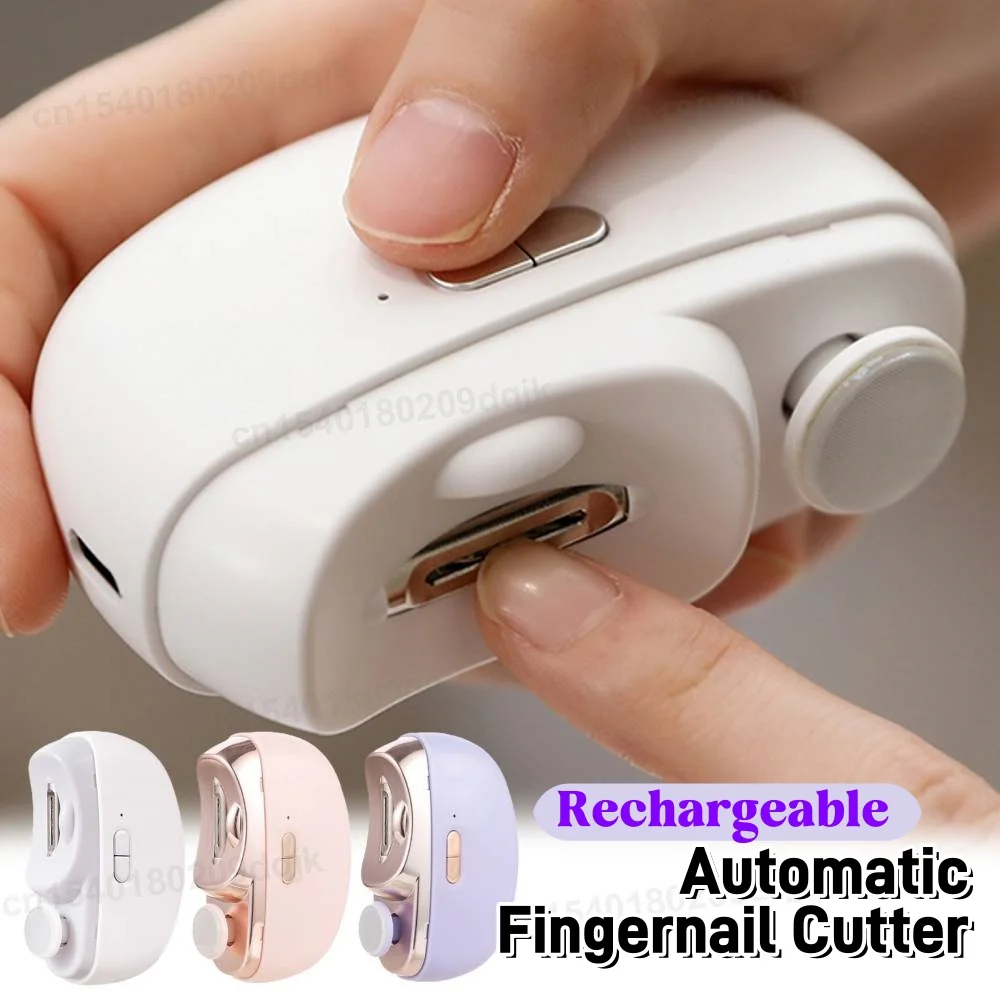 

Automatic Electric Nail Clipper With Cleaning Brush Nail Trimmer Grinder Polisher Fingernail Cutter Manicure Pedicure Tools