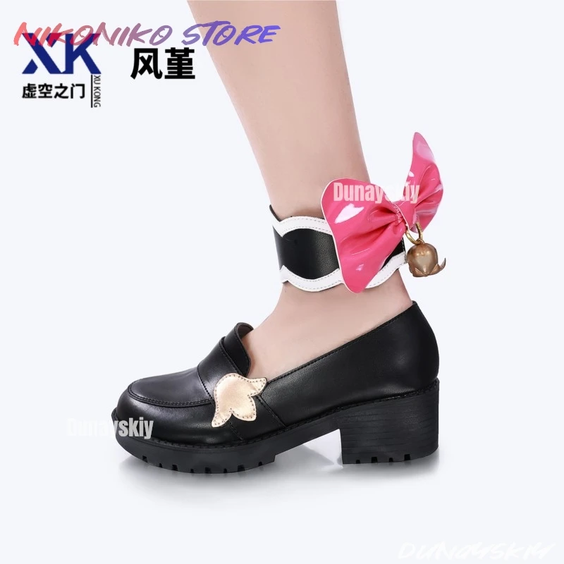 Honkai Star Rail Hyacine 코스프레 Costume Wig Dress Uniform Hat Shoes Amphoreus Halloween Party for Women Girls Carnival Props