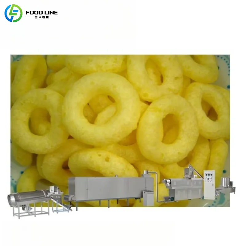 Customized Industrial Puffed Food Production Line Complete After-Sales Support Puffed Snack Production Line Reliable Choice