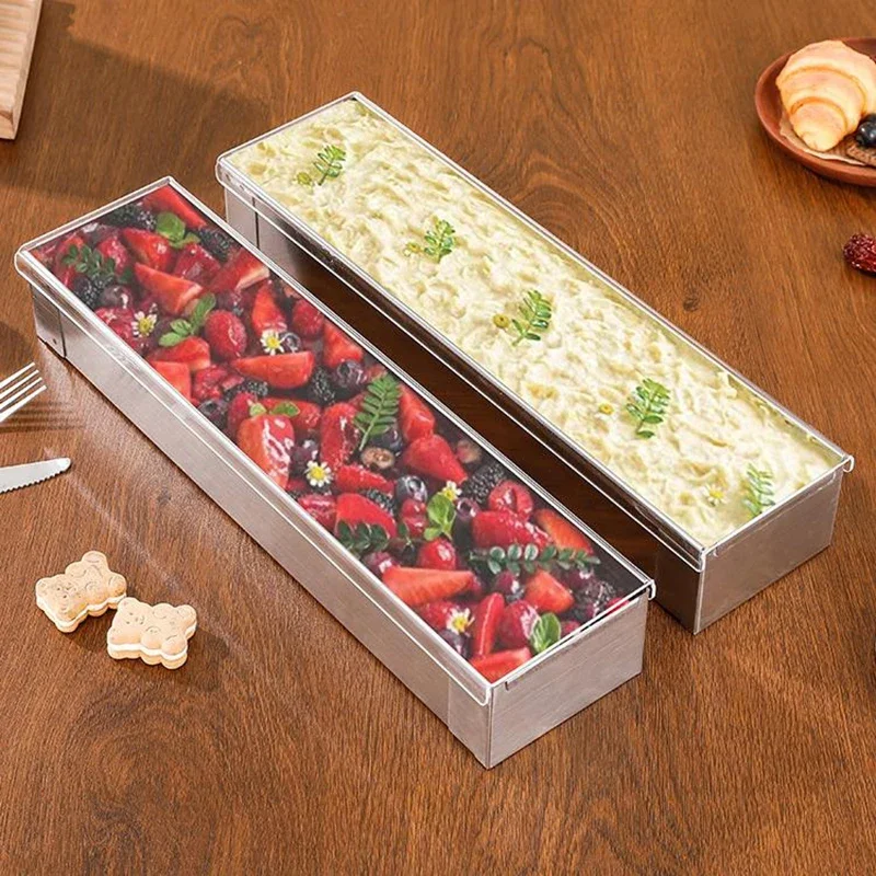 

Tiramisu Cake Mold Rectangle Cake Pan Stainless Steel Tiramisu Dessert Making Molds Baking Professional Tool Kitchen Accessories