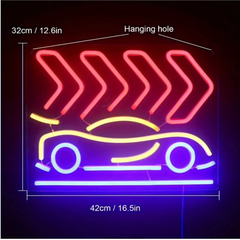 

UponRay Check Engine Neon Sign Led Light Auto Room Garage Repair Shop Wall Decor Bar Party Luminous Atmosphere Lamp USB Power