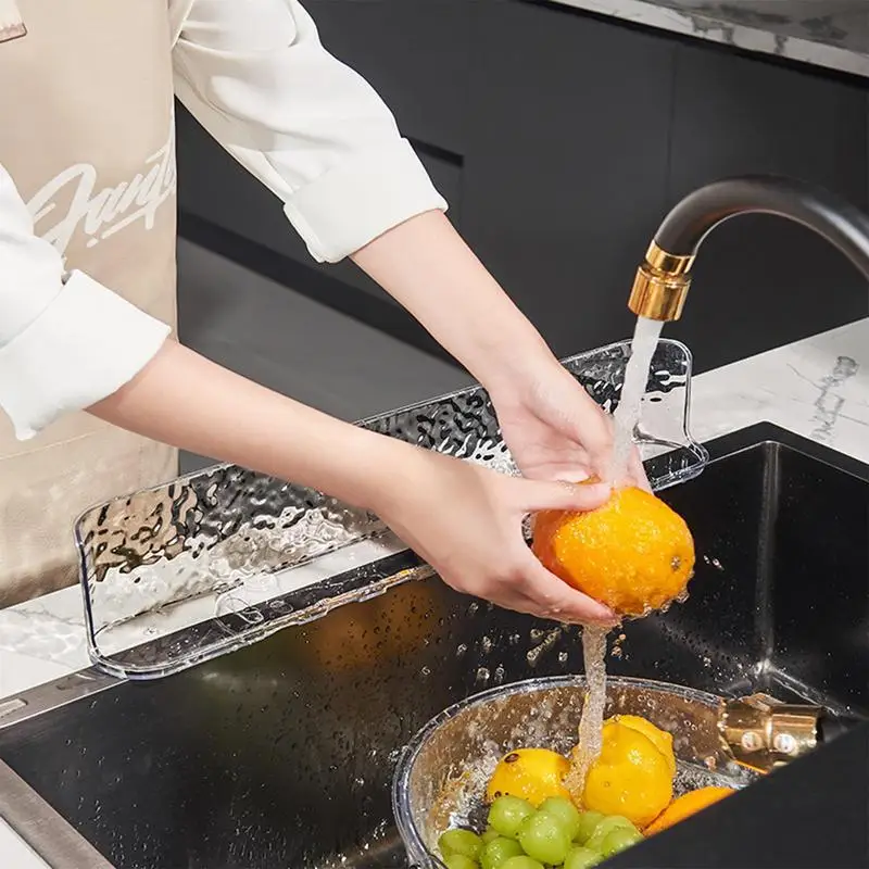 

Kitchen Sink Splash Guard Kitchen Countertop Reusable Heightenin Bar Water Baffle Plate Splash Sink Guard Baffle