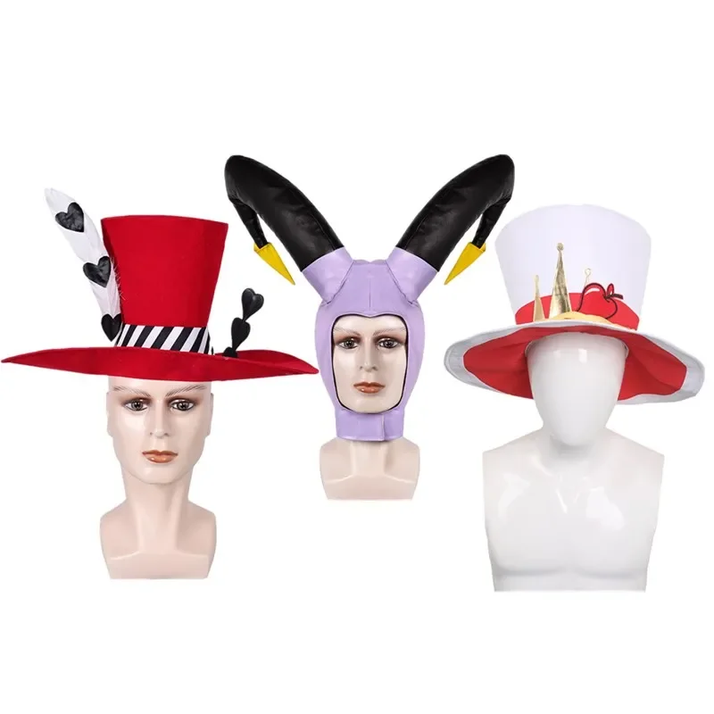 Chapeau de cosplay Lucifer Valentino pour hommes et femmes, couvre-chef Adam, accessoires de carnaval d'Halloween, adulte