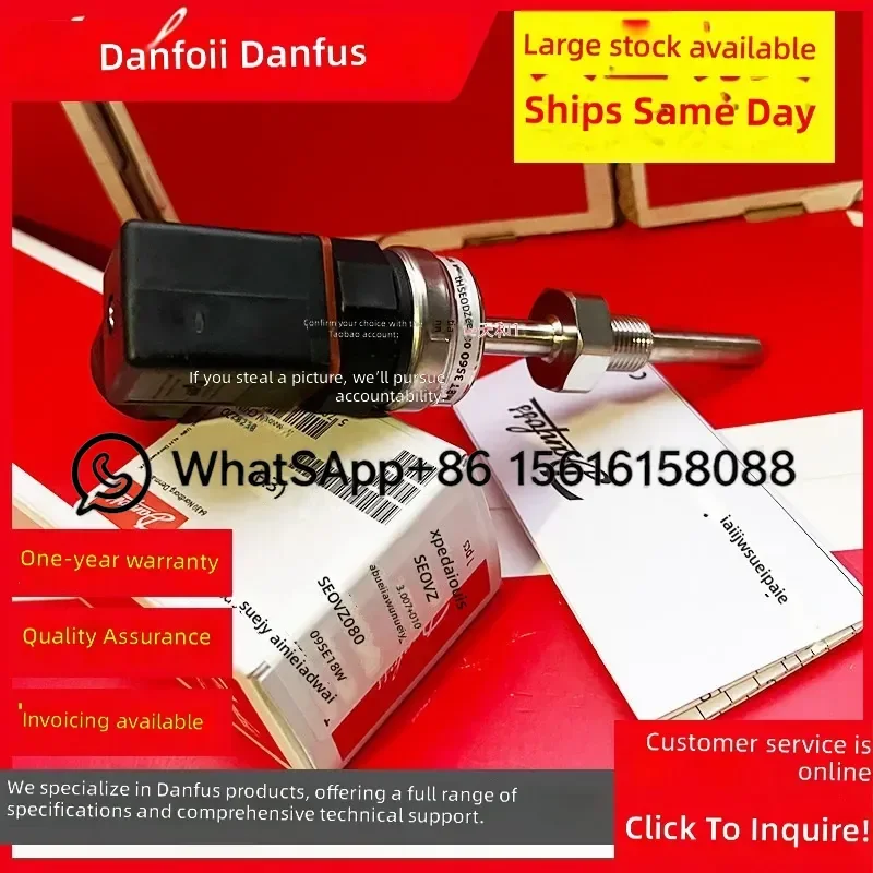Danfoss MBT5252 Temperature Sensor 084Z6276 084Z2392 084Z6277 084Z7099 Industrial Probe Thermistor for HVAC Refrigeration