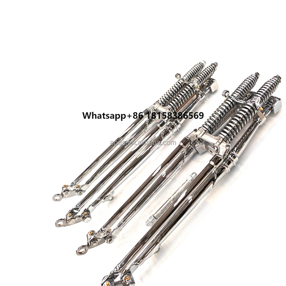 

Premium Accessories for Classic Models-Custom Chrome Narrow Springer Front Fork End for Vintage Motorcycles