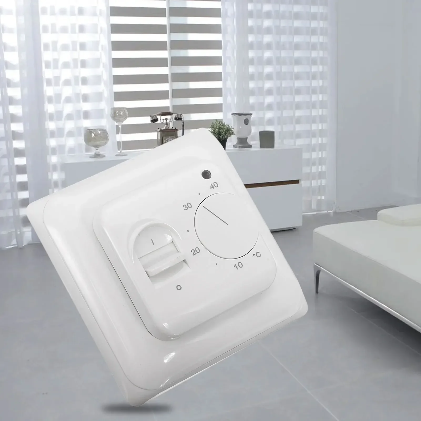 230V 16A Mechanical Manual Floor Heating Thermostat with Floor Sensor Temperature Control Switch Floor Heating Thermostat