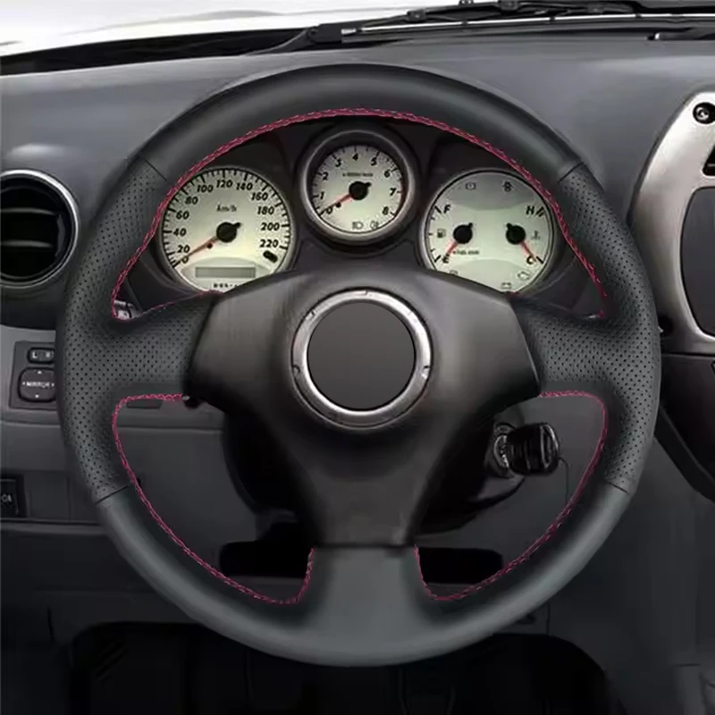 

Alcantara Real Leather Steering Wheel Cover Red Thread Car Accessoires for Toyota SUPRA MR2 MR-S CELICA MATRIX CALDINA COROLLA