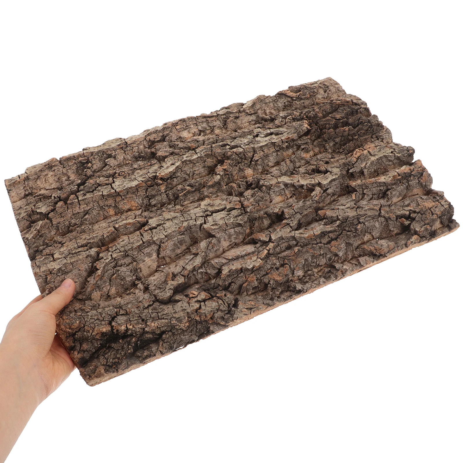 

Natural Tree Bark Decorative Boards for Terrariums Aquariums Green Walls Leopard Gecko Tank Decor Cork Background