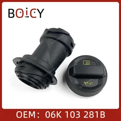 BOICY New Genuine Improved EA888 Oil Cover Fit For VW Magotan B8L New CC Golf7 TiguanL 05E103485B 06K103281B 06K 103 281 B