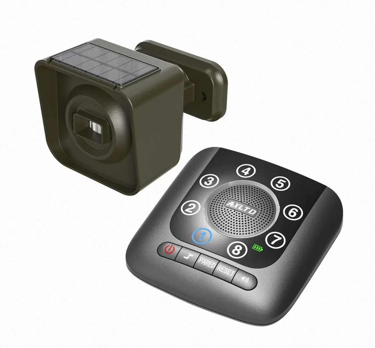 Long Range Outdoor PIR Motion Sensor Security Solar Driveway Alarm System Wireless Perimeter Alarms Home Security Systems