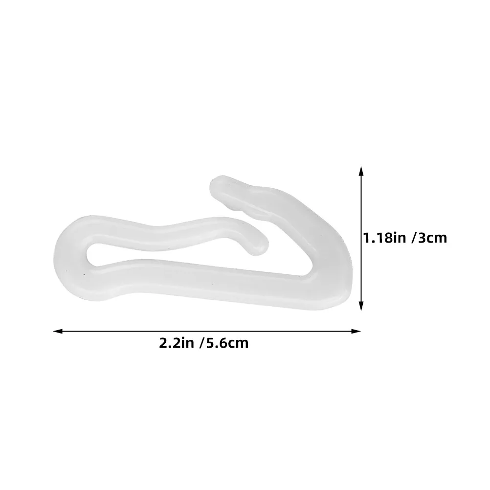 100Pcs Greenhouse Clips Plastic Heavy Duty Hooks for Fast Installation Shade Cloth Windproof Sunshade Net Fixing Outdoor Garden