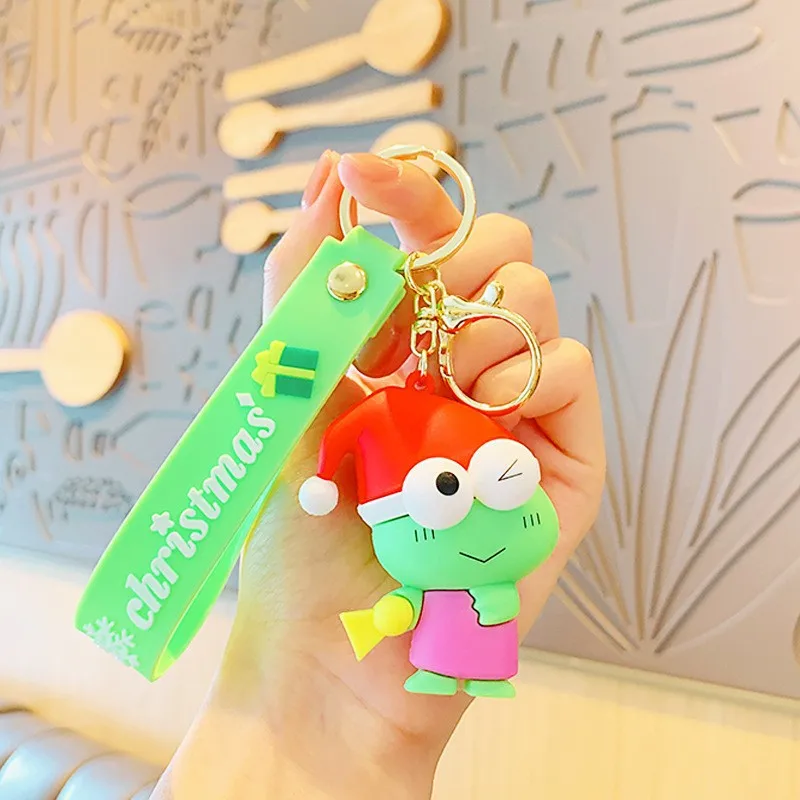 Anime cartoon Sanrio Moon serie portachiavi ciondolo carino bambola 3D studente zainetto ciondolo portachiavi coppia portachiavi auto