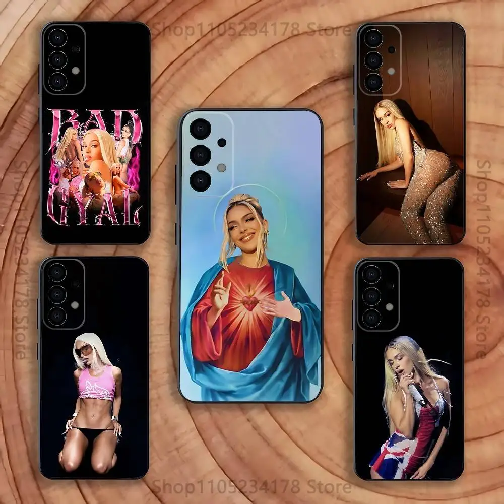 

B-Bad Gyal Da Me Phone Case For Samsung S25,S24,S21,S22,S23,S30,Ultra,S20,Plus,Fe,Lite,5G Black Cover