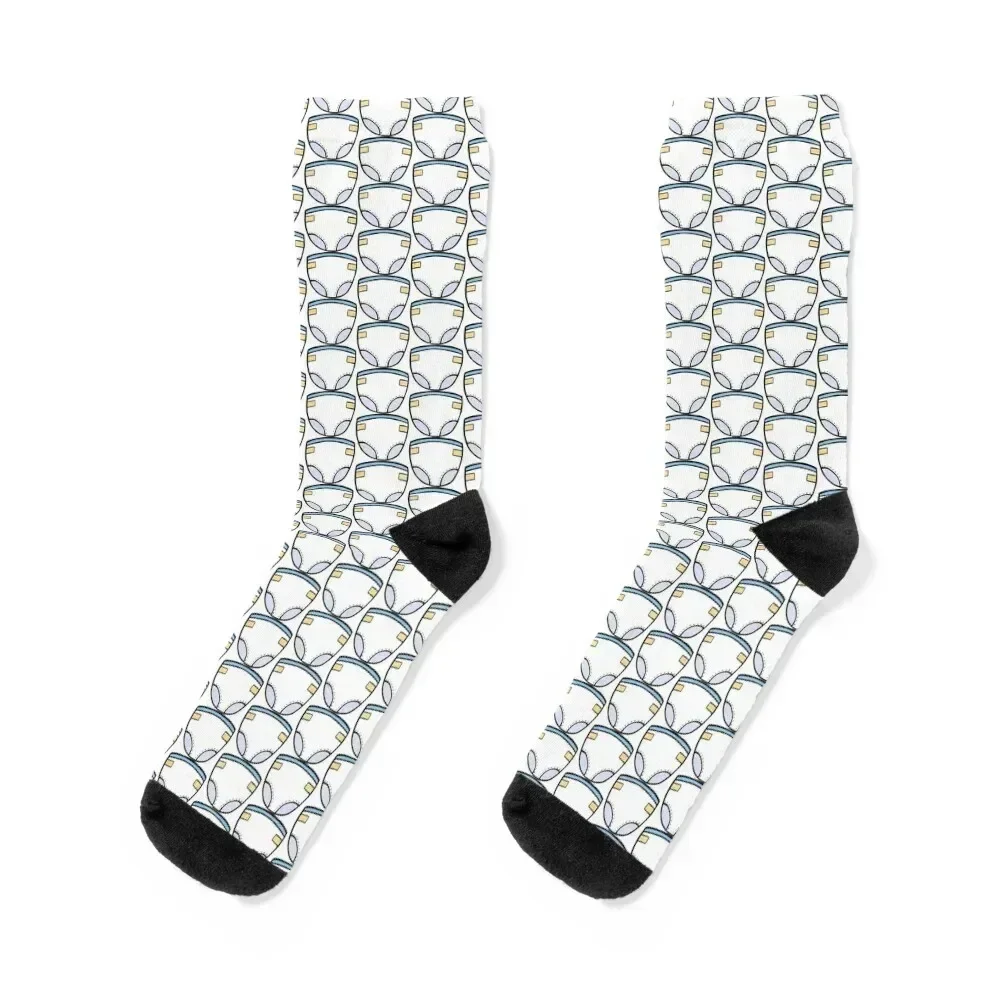 

Diaper for a Baby Socks Climbing new year Novelties floral Socks Men's Women's