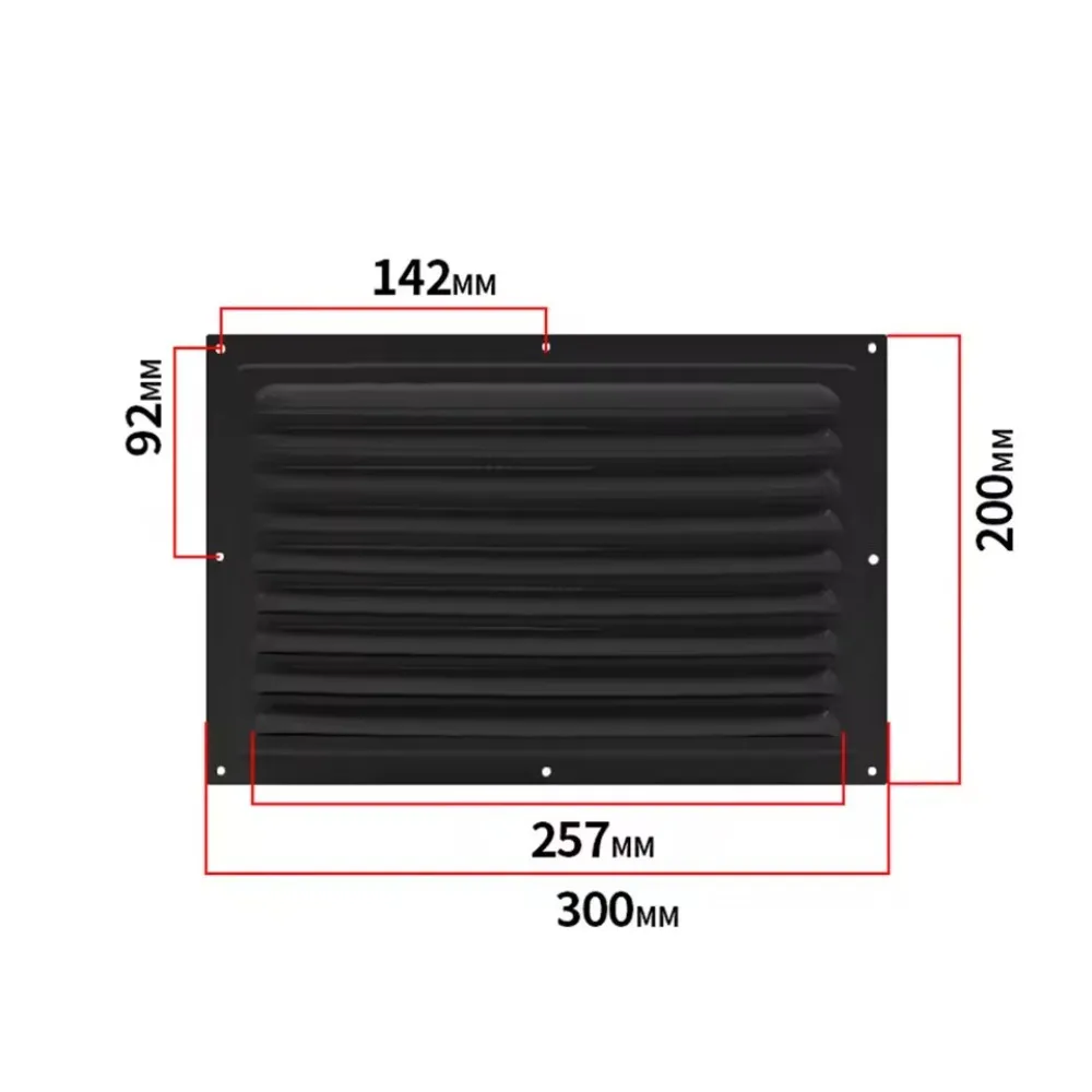 

Aluminum Alloy Air Vent Grille Air System Net Cover Screen Exhaust Outlet Window Square Vent Metal Heating Cooling Vents Plate