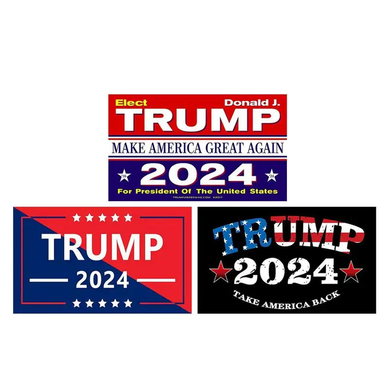 2024 Trump Sticker Make America Great Again Decal Sticker Back Again Trump In Election Ticker USA Presidential Election campaign