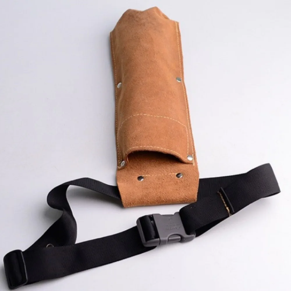 High Quality Cowhide Waist Pouch Welding Equipment Storage Bag Heat Resistant Hardware Organizer Durable Professional Repair