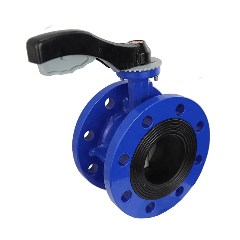 

PN10/16 ductile iron DN200 double flange handle butterfly valve