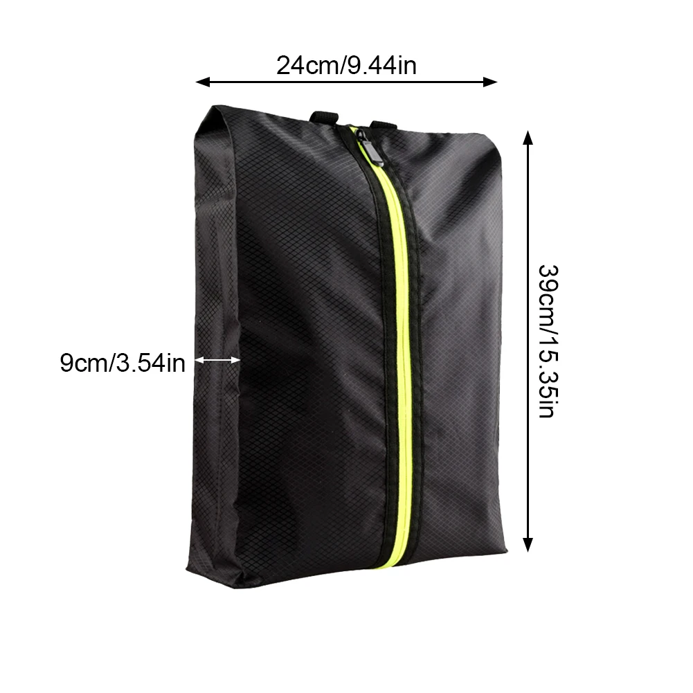 Saco de sapato de viagem saco de armazenamento de sapato fecho de zíper pendurado organizador de sapato capas de sapato à prova dwaterproof água com alça para homens