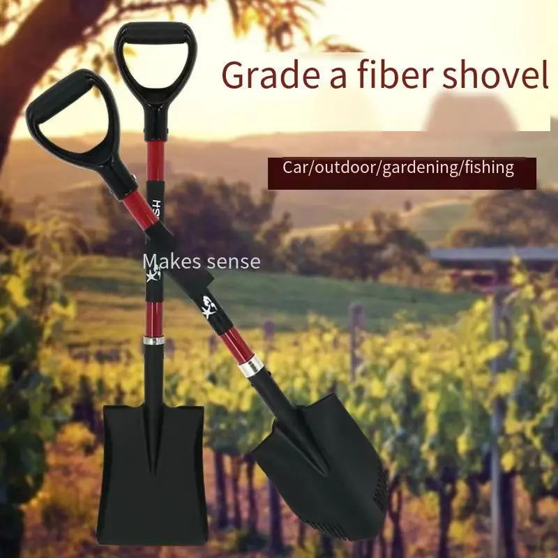 

Manganese Steel Engineer Carbon Fiber HandleShovelTravel And garden tools ferramentas hand tools Hoeshovel garden equipment