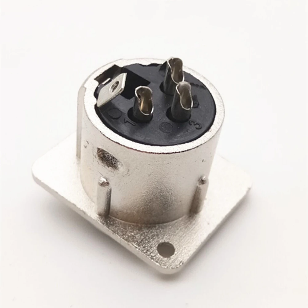 3Pin XLR Socket Male Female Panel Mount Chassis Socket Mic Jack Audio Connector With Solder Terminals For Patch Bay Snake Cabl