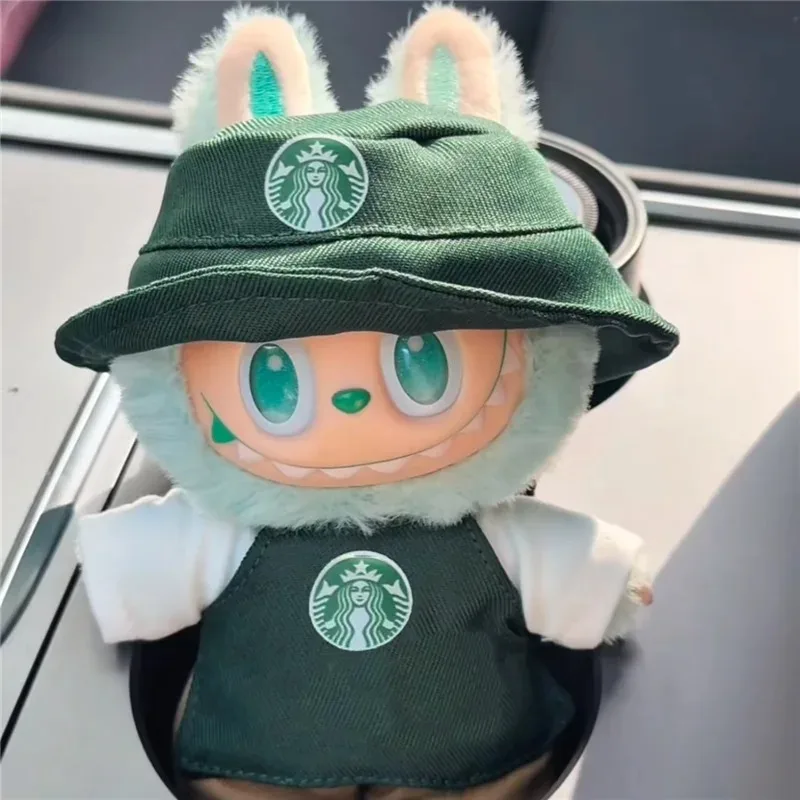 15 17 センチメートルラビュブ人形ファッションドリンクコーヒー作業服衣装服作業コスプレ服靴メガネセットアクセサリー