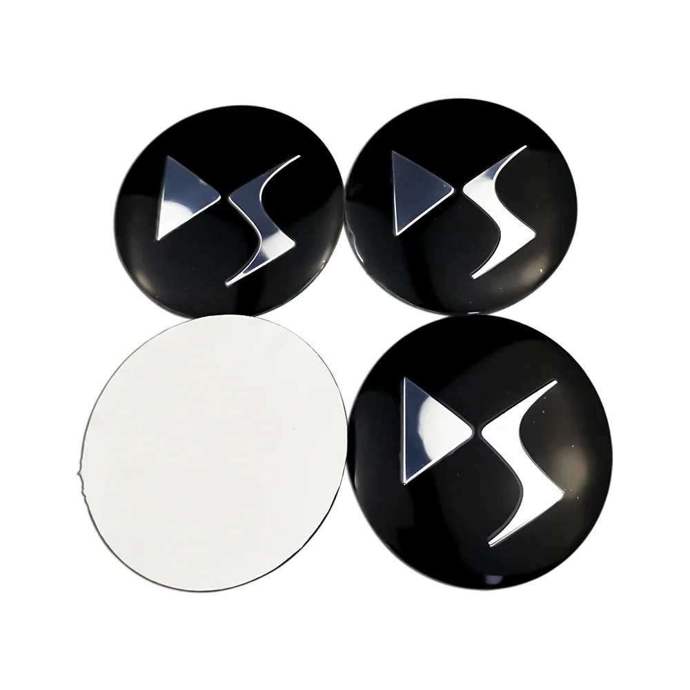 Pegatinas con emblema para centro de rueda de coche, insignia de cubo para Citroen DS XSARA DS4 DS3 C4 C5 C3 c-elysee c-zero CX Dyane Evasion
