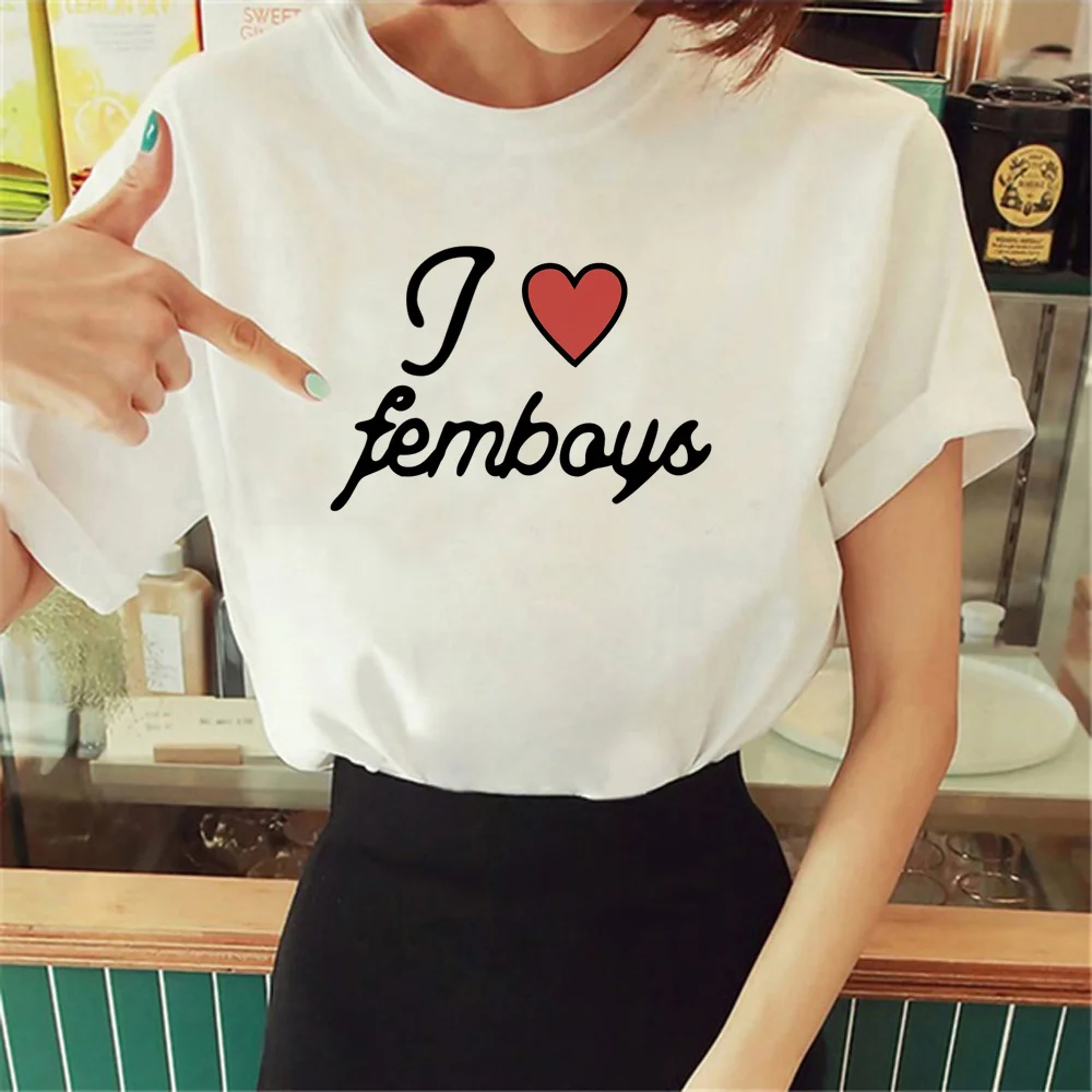 Femboys tshirt women graphic designer streetwear tshirt female 2000s clothes