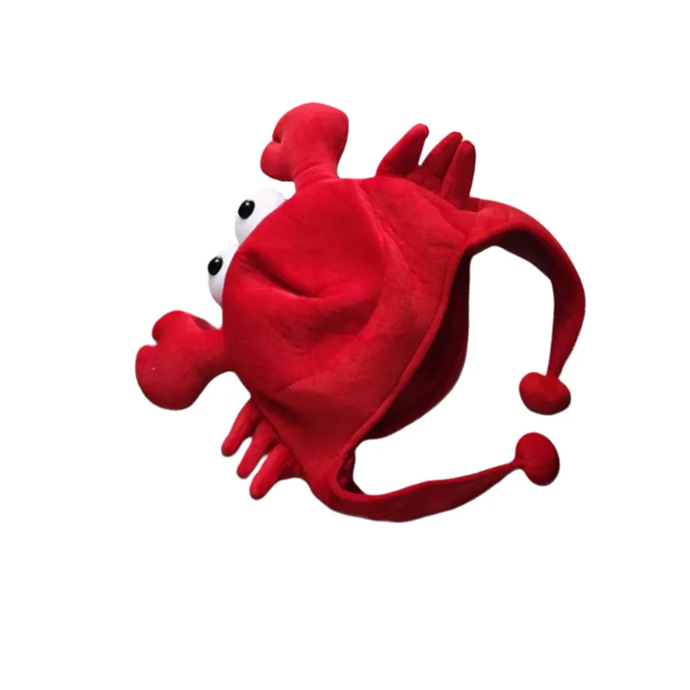 

Crab Shape Hat Funny Headwear For Cosplay Party Festival Photo Props Carnival Dance Show Accessory Costume