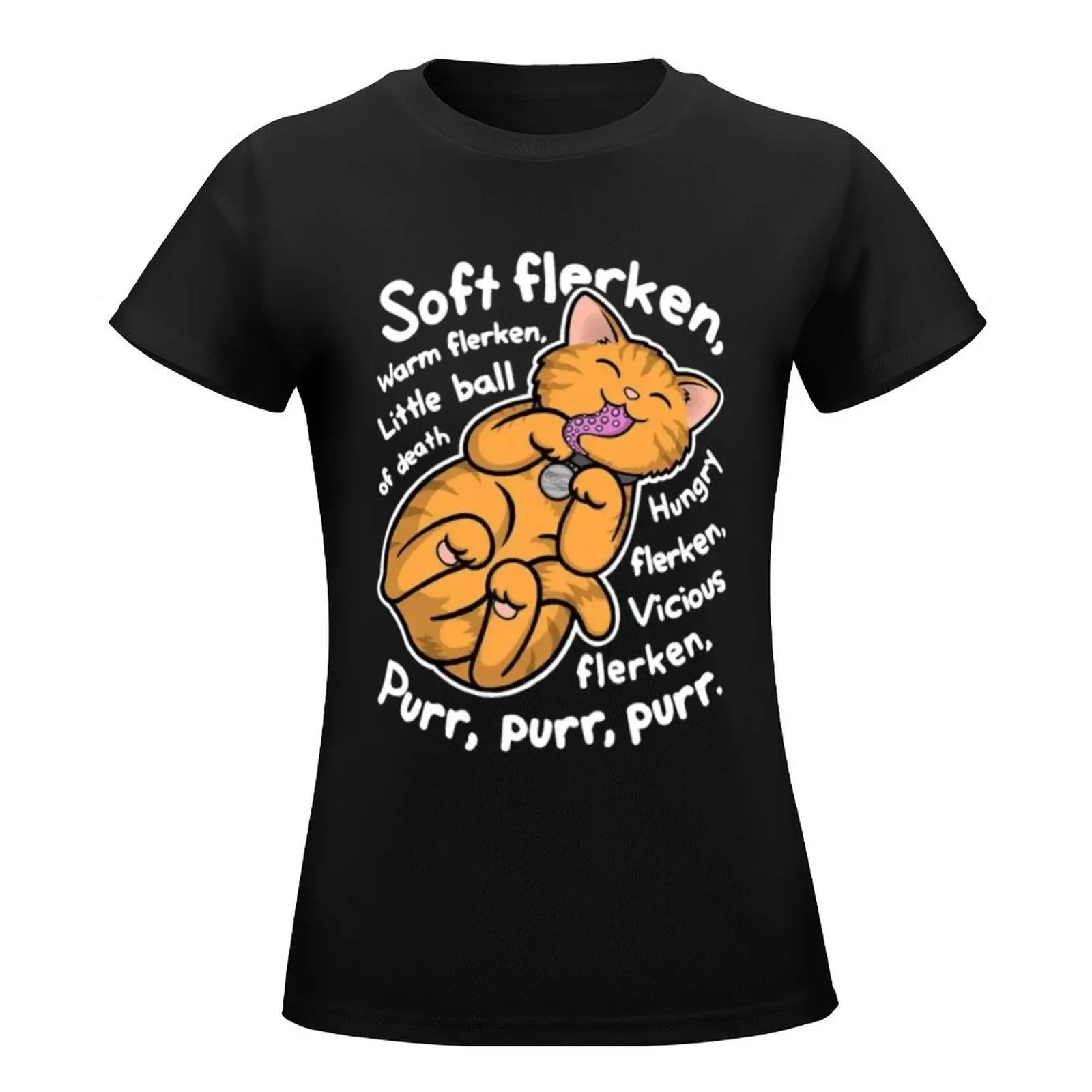 Soft Flerken Warm flerken Funny Cat Lovers T-Shirt Aesthetic clothing tops luxury designer clothing Women