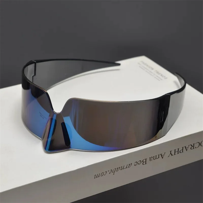 y2k Luxury Brand Designer Vintage Rimless Sunglasses Women For Men Sun Glasses Punk Party Bird Nose Masked Cool Goggle UV400
