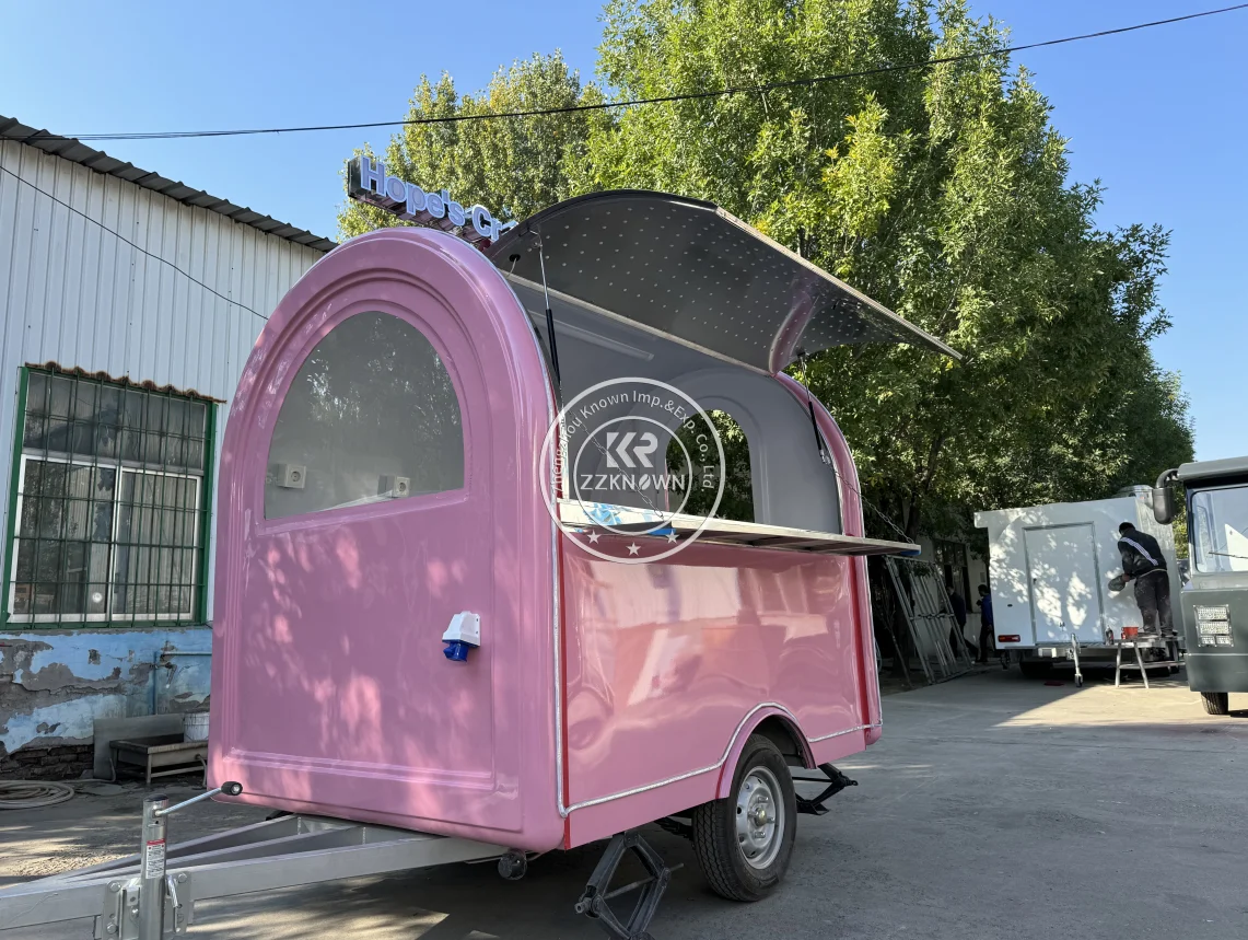 Grill-Food-Anhänger-Wagen Pizza-Burger-Eis-Kaffeewagen, Herstellung zu verkaufen in den USA, Türkei-Food-Anhänger