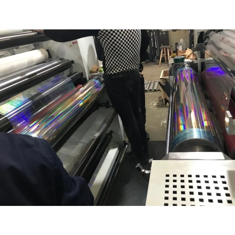1000 MM Automatic Hologram Hard Embossing Machine Anti-counterfeiting Trademark LOGO Security PET Film Hologram Making Machine