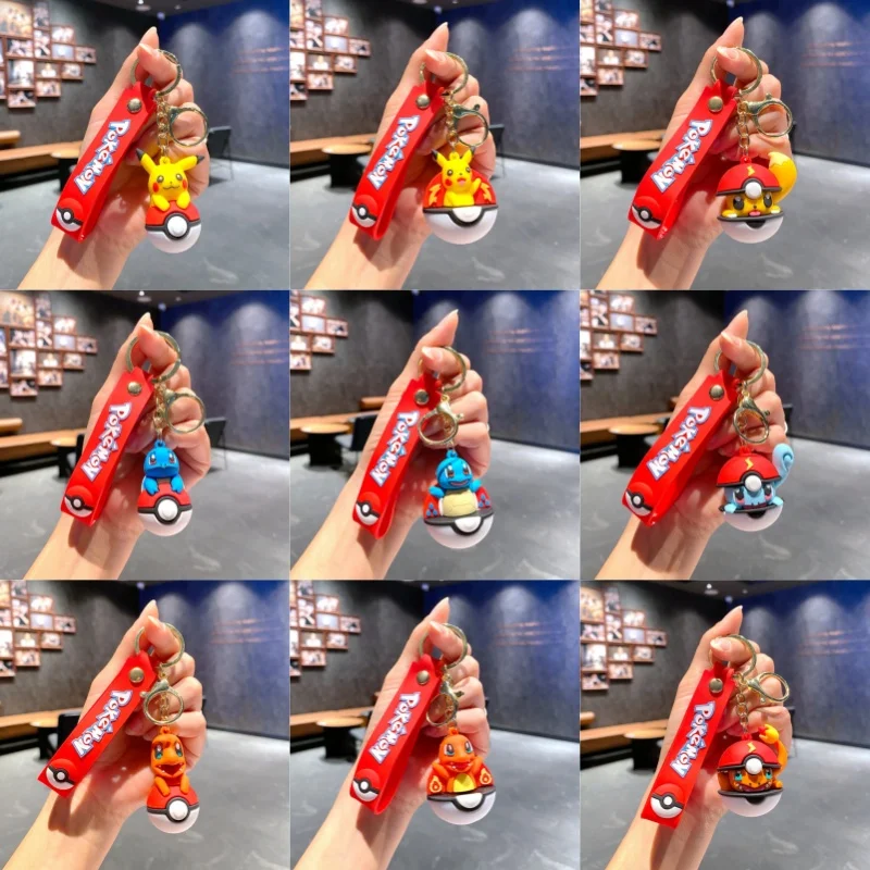 pokemon-modelo-pikachu-chaveiro-psyduck-mochila-pingente-charmander-pingente-squirtle-boneca-carro-ornamentos-decoracao-presente-de-aniversario