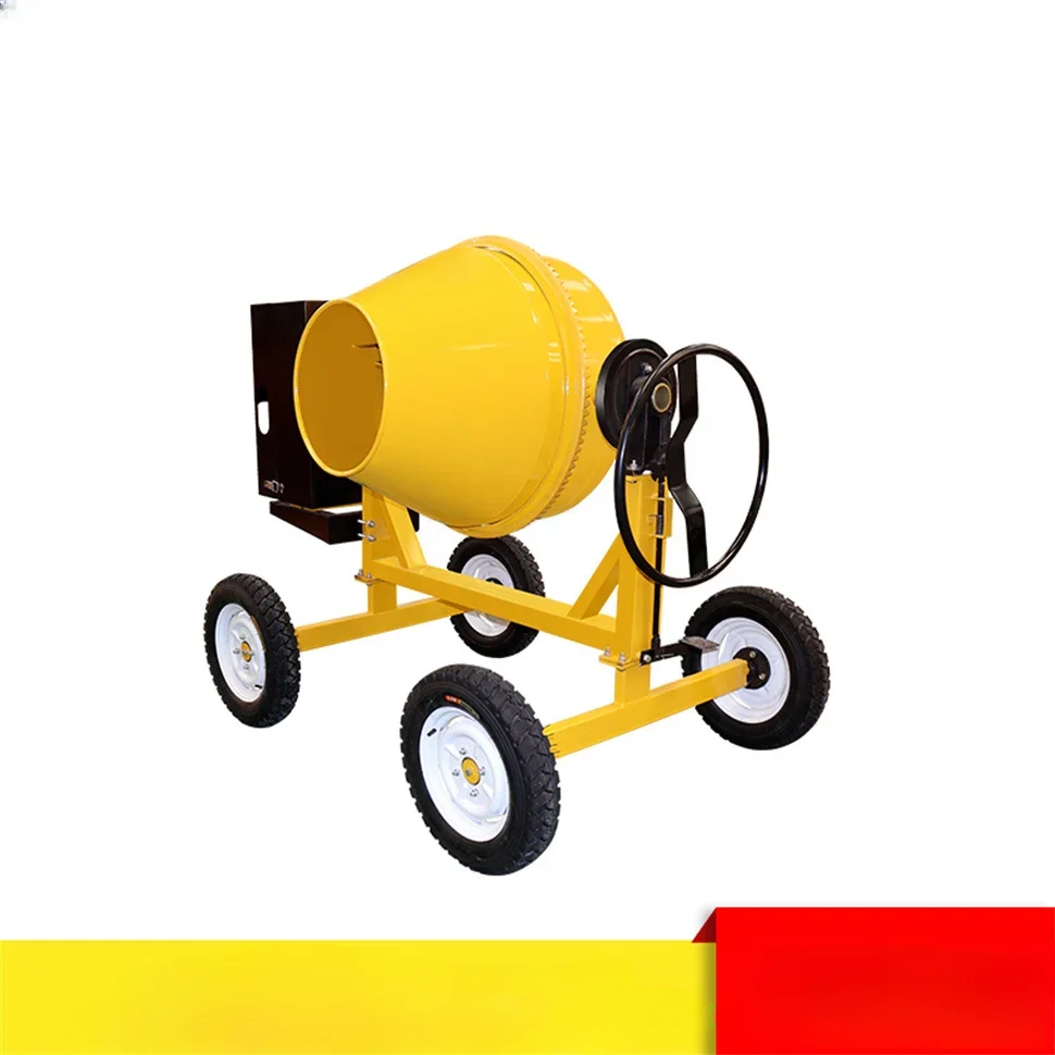 350 type hand push concrete mixer construction site mortar soil vertical